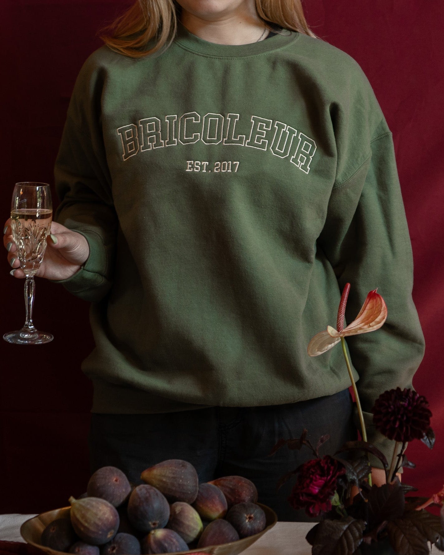 Bricoleur Embroidered Crewneck