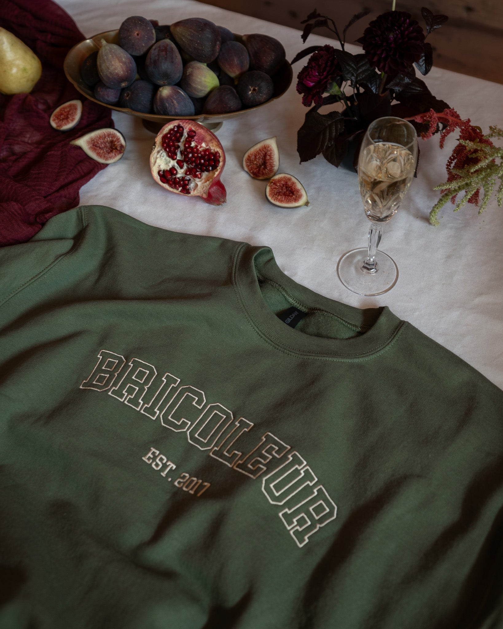 Bricoleur Embroidered Crewneck