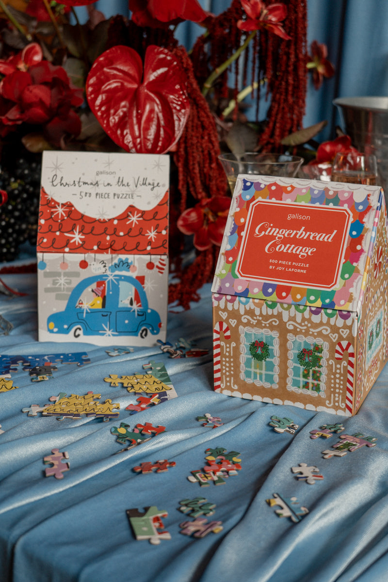 Christmas in the Village 500 Piece Puzzle