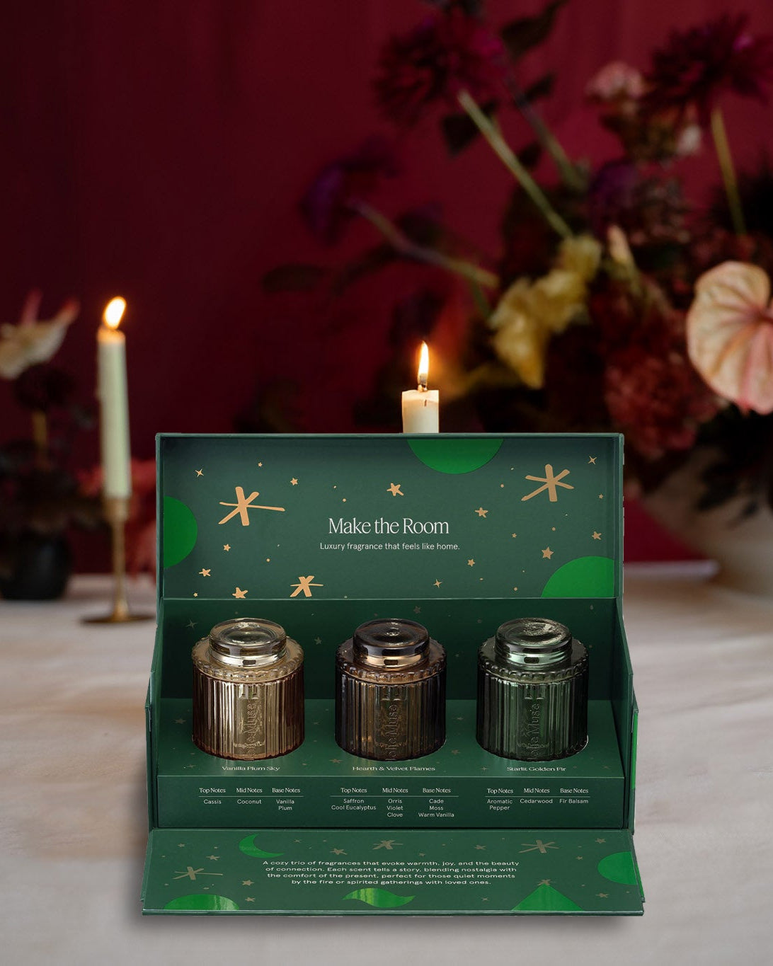 Amélie Holiday 3oz Candle Set 3